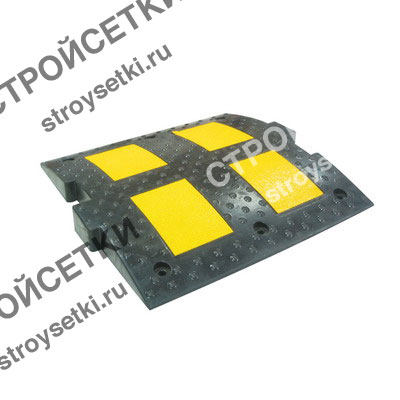Разборная искусственная дорожная неровность 500х500х55 фото